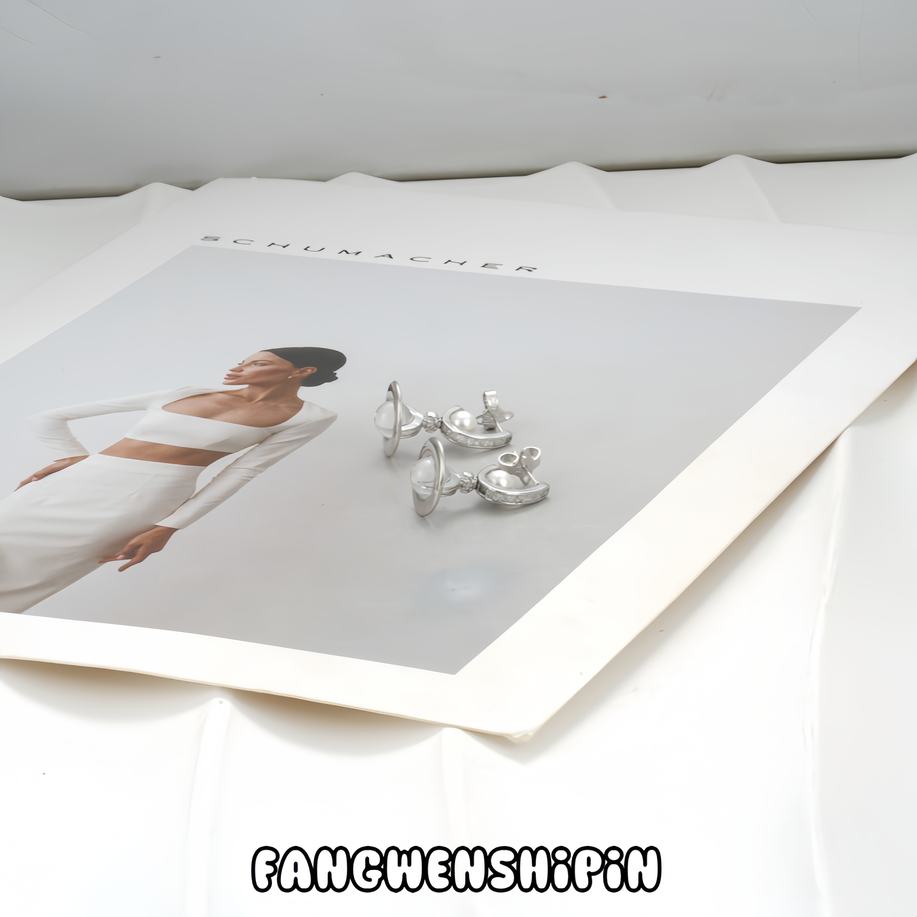 铜合金锆石耳饰 耳环1477