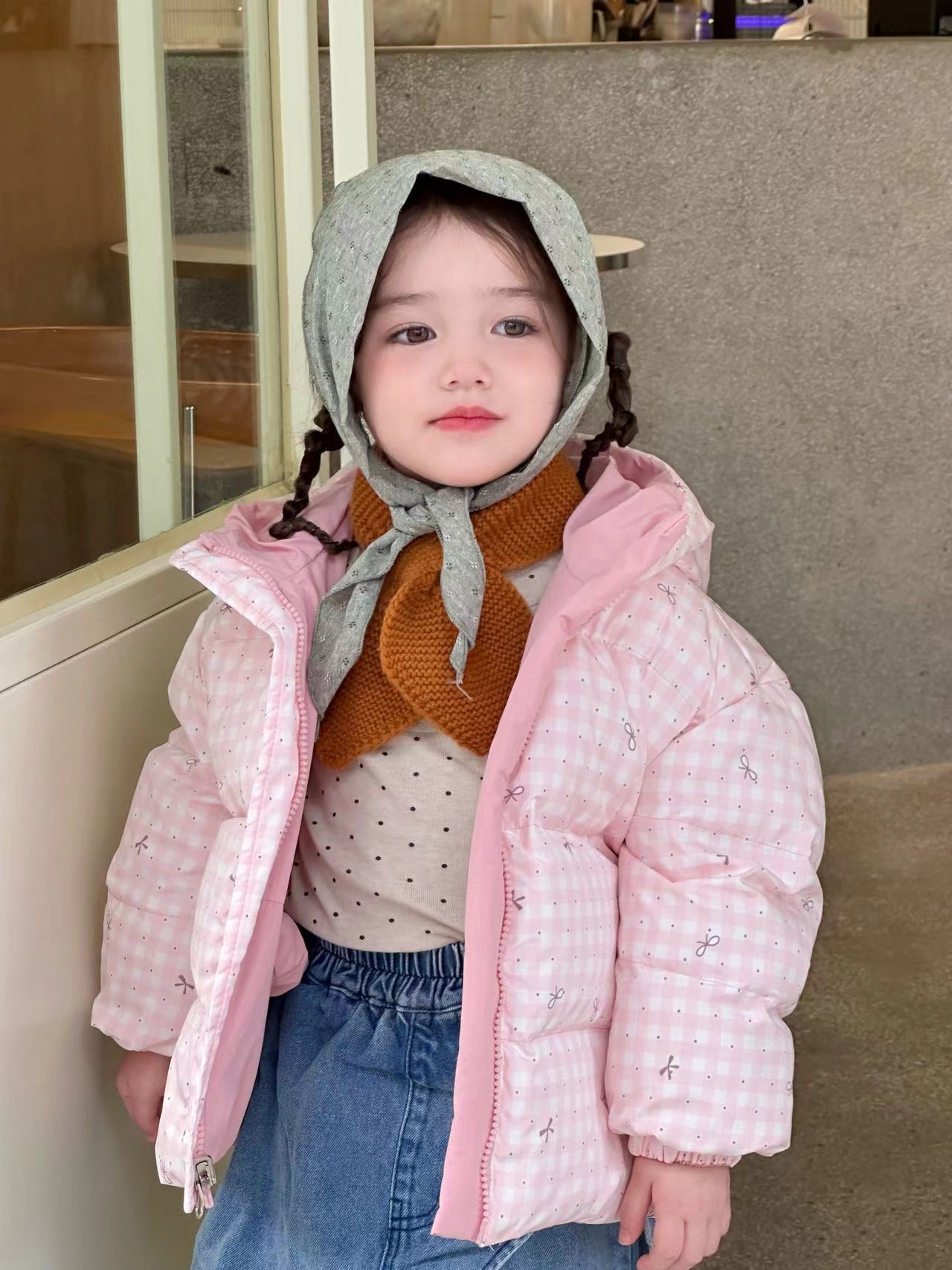 613-615 三尾猴 冬季新款双面穿yr服 8827 LUOLA品牌童装