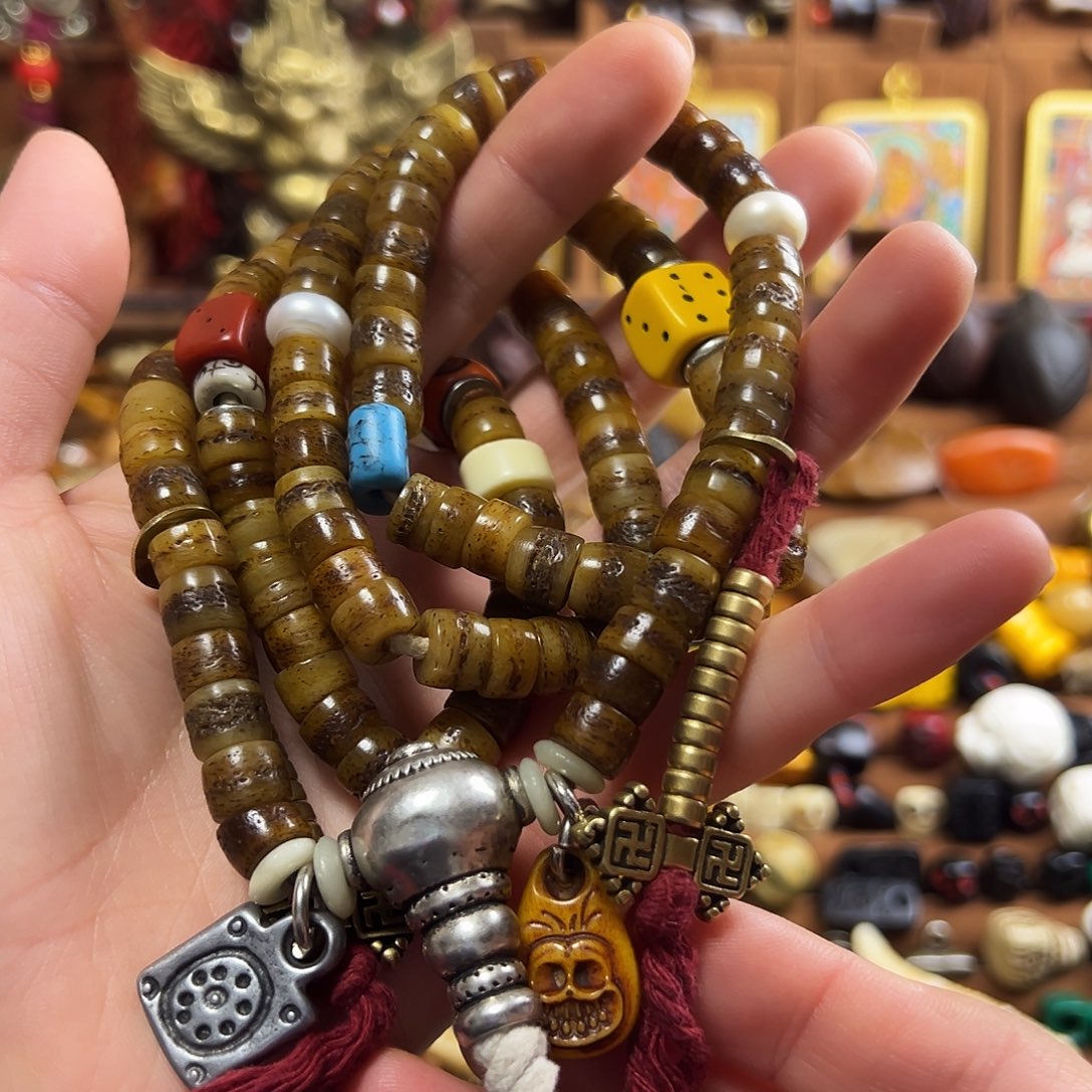 手串/手链牛骨牛嘎108念珠