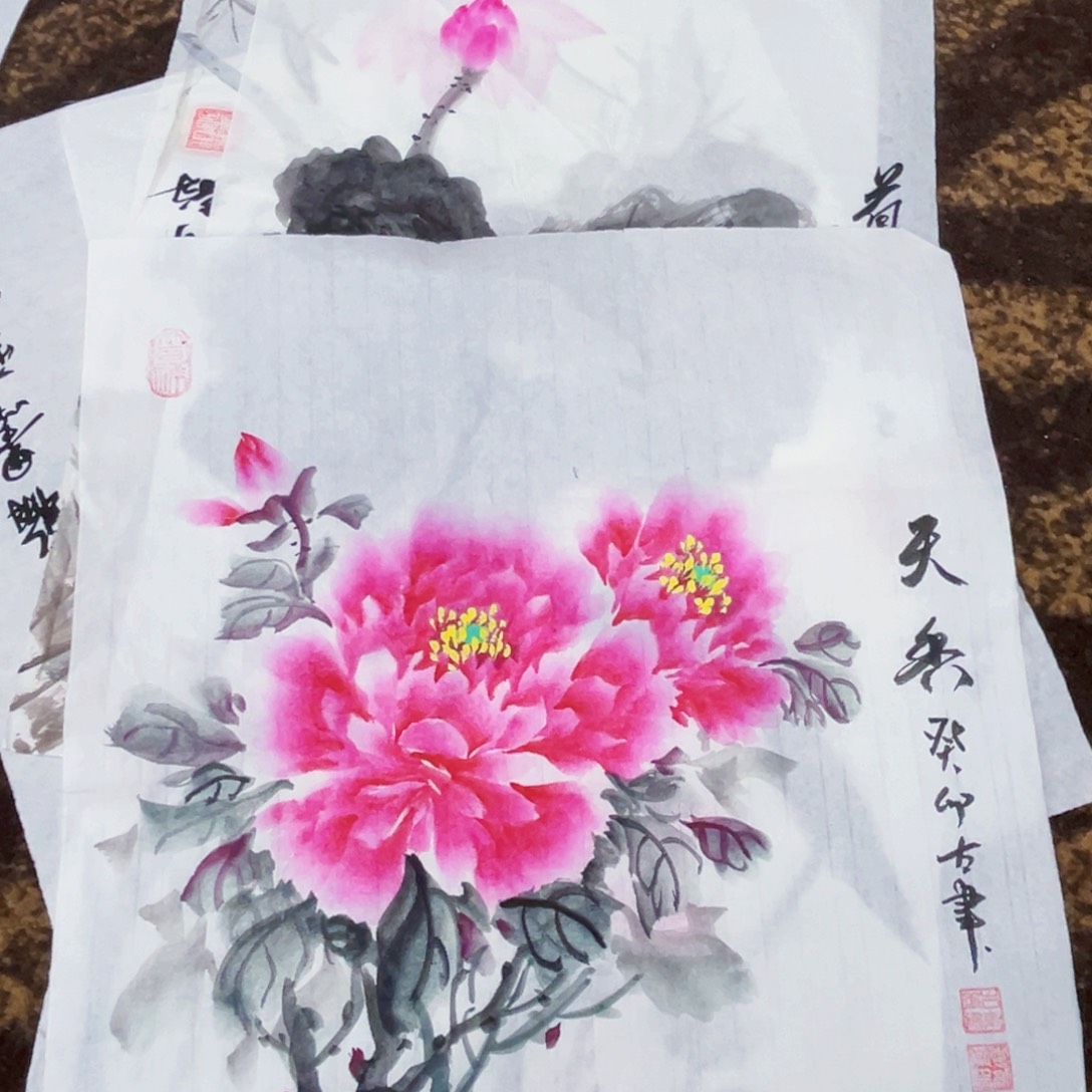 国画咖*绘画绘画十张