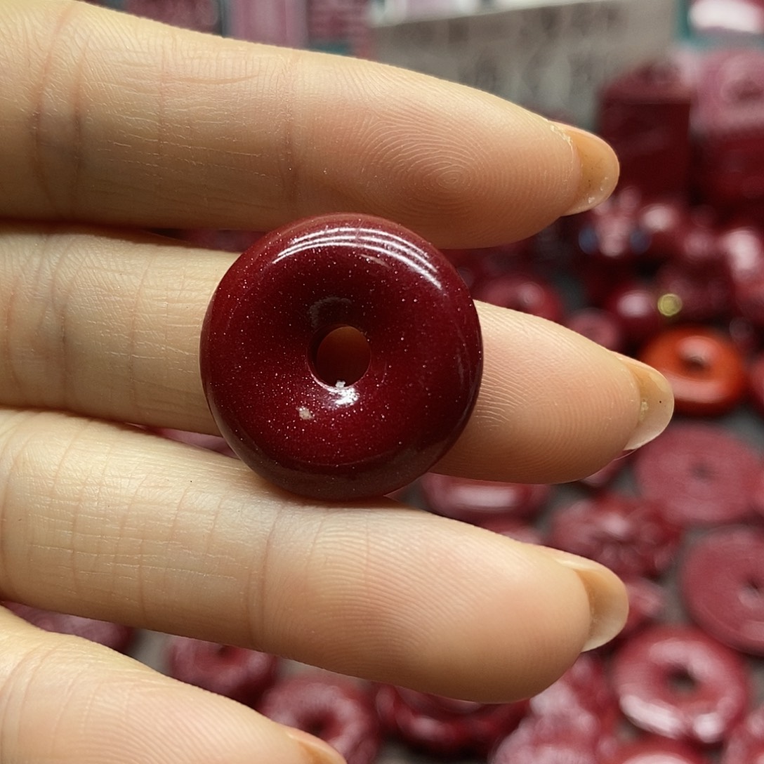 天然辰砂朱砂吊坠