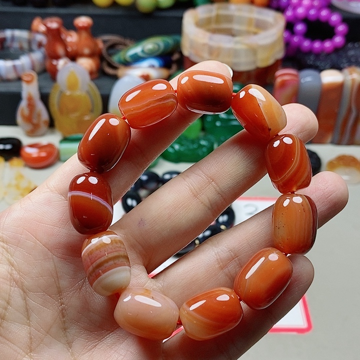 未镶嵌吊坠(不含链)玛瑙/玉髓阿***子