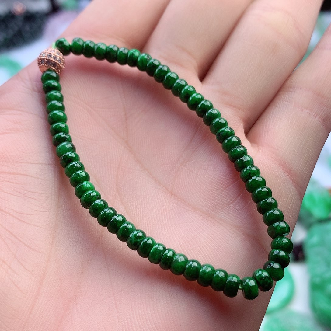 未镶嵌手链翡翠手串