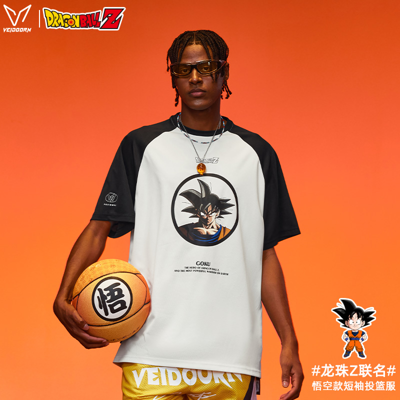 【断码特价】维动龙珠Z联名款投篮服T恤男夏季篮球运动训练休闲