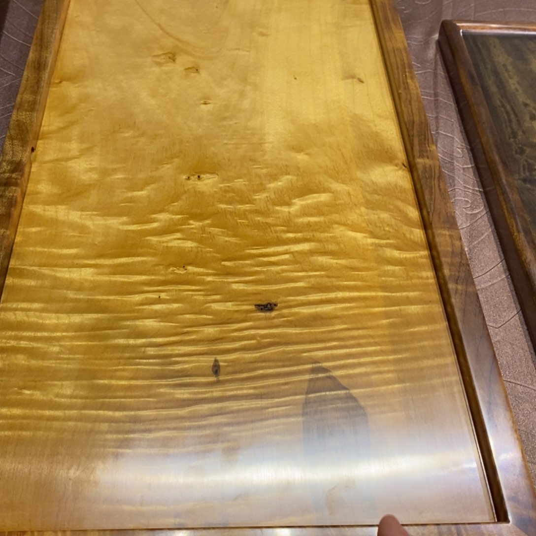 金丝楠美*金丝楠木茶盘