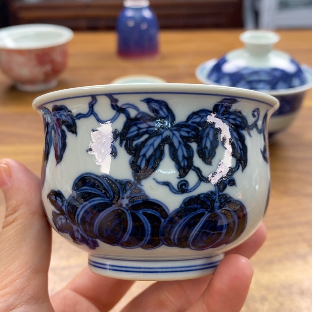 文*手工手绘柴窑烧制