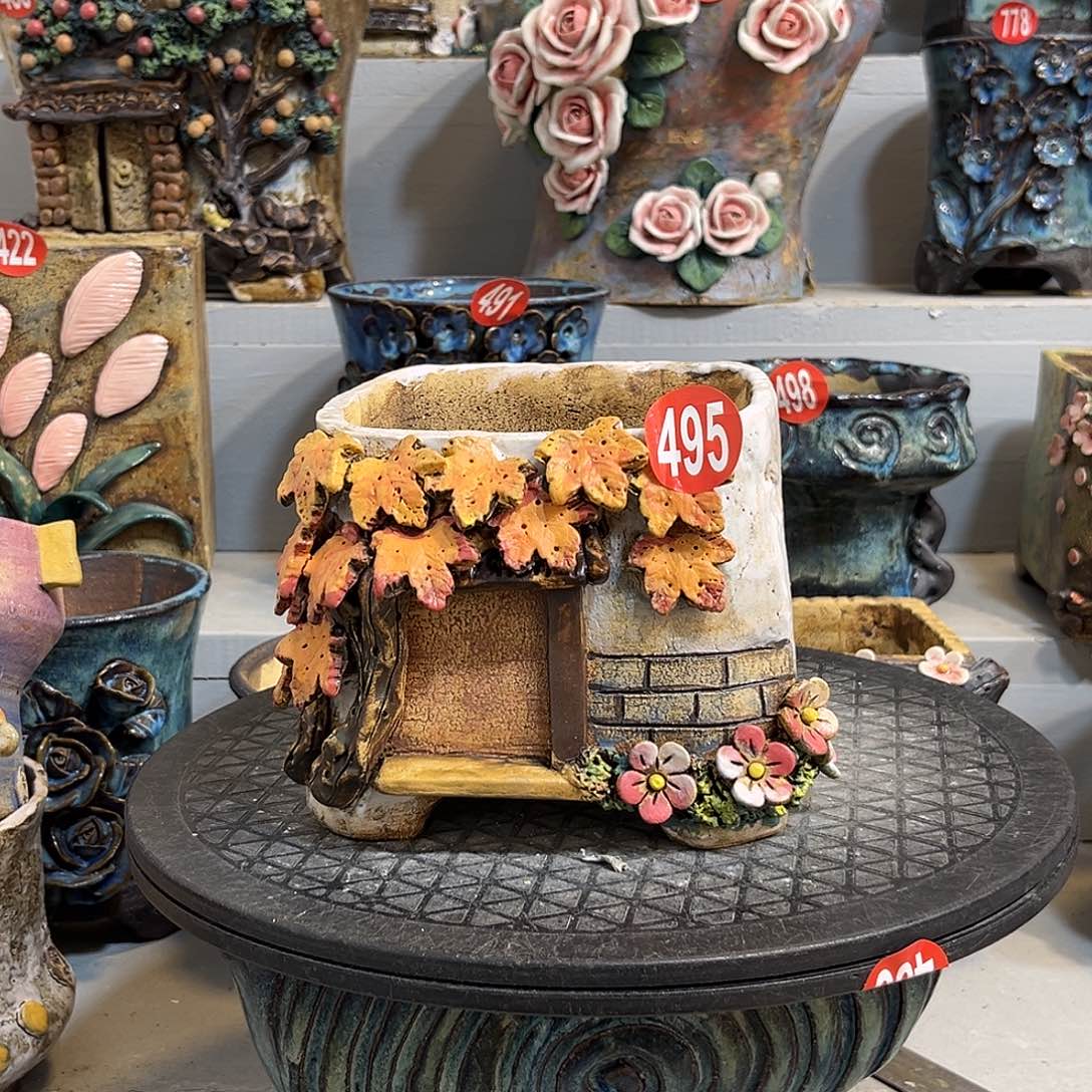 福利495 号陶然花器手工花盆