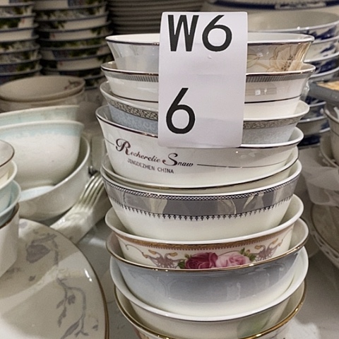 瓷孤品饭碗十个w66