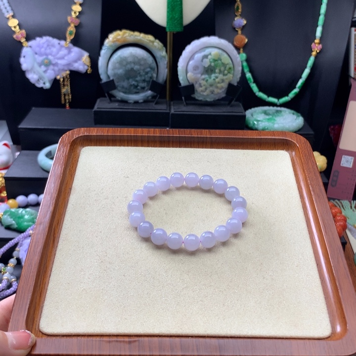 翡翠手链未镶嵌翡翠手串