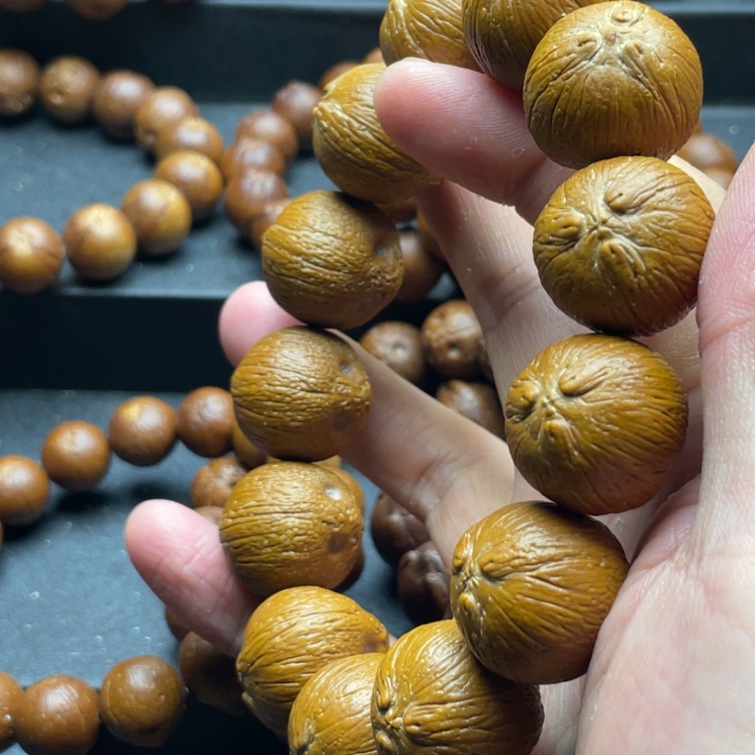 清***面紫金鼠手串21尺寸纯原