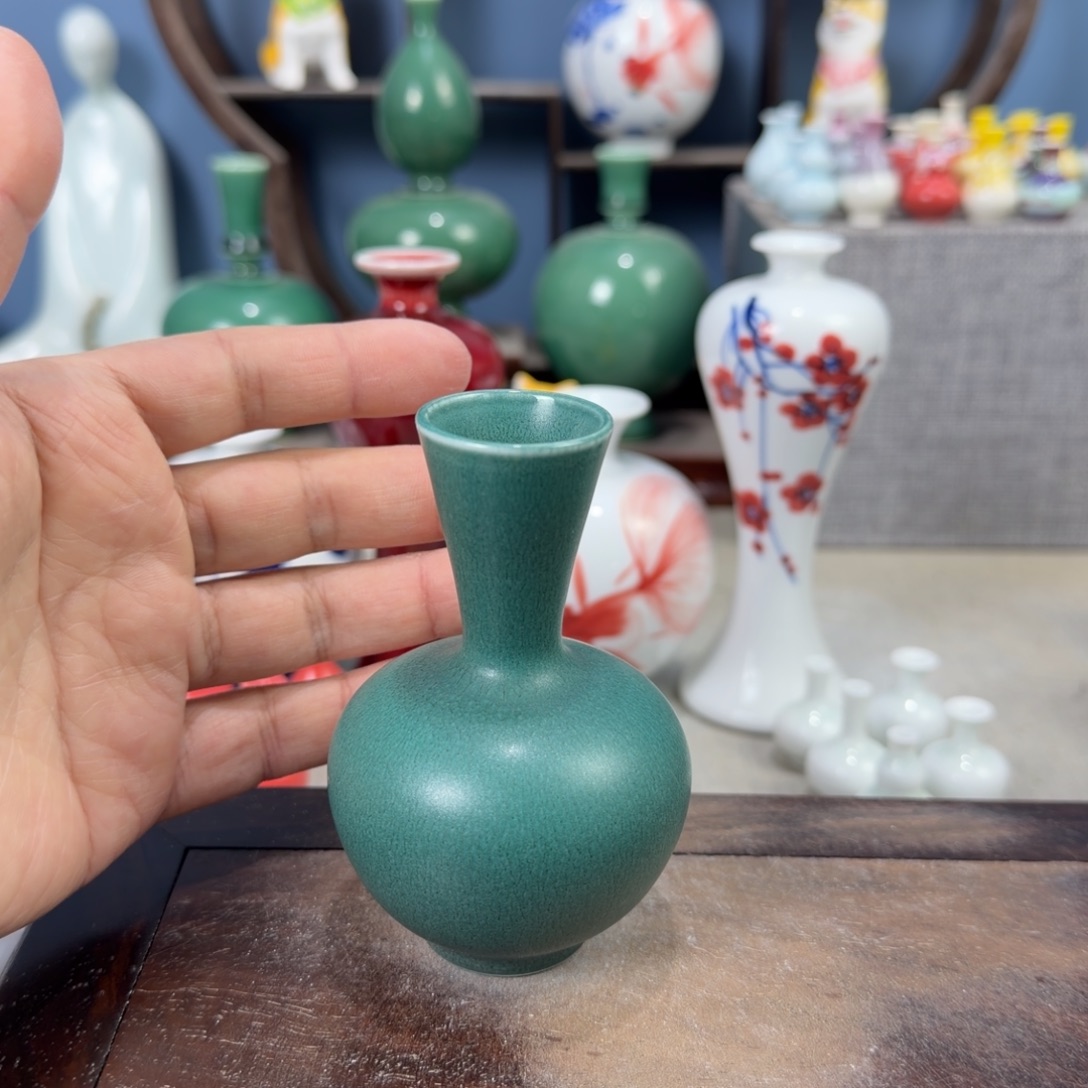 陶瓷手工小花器摆件