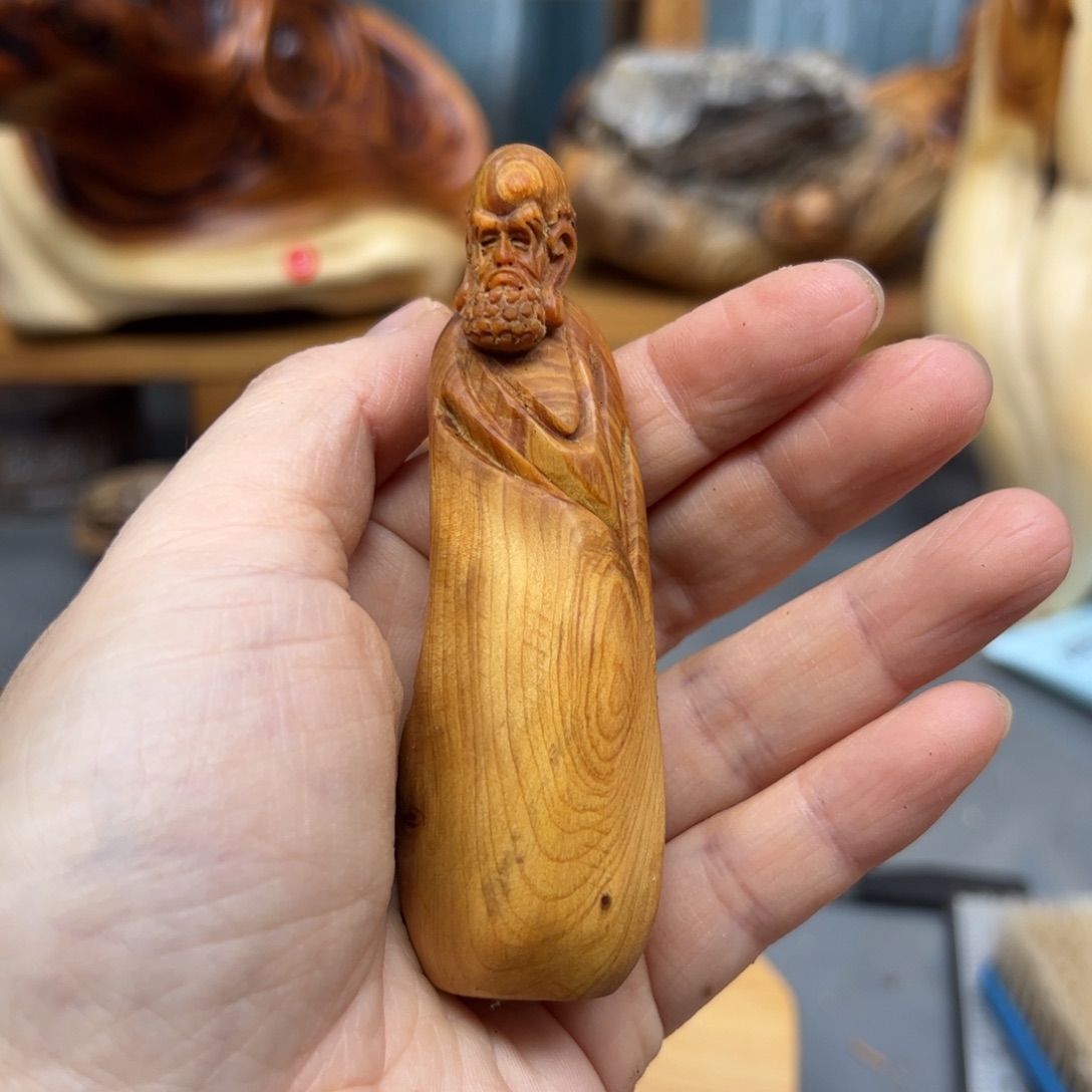 柏木崖柏木摆件手把件35