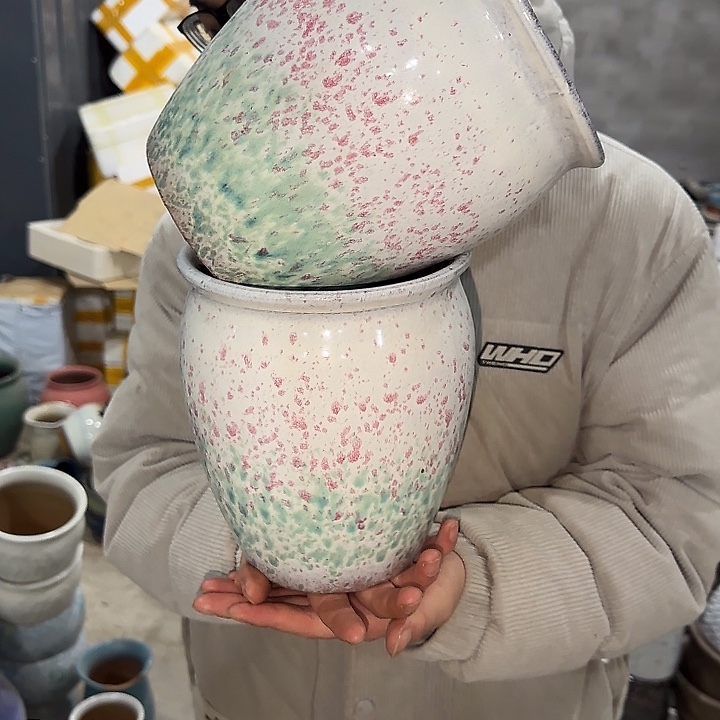 高度21口17啦啦花盆