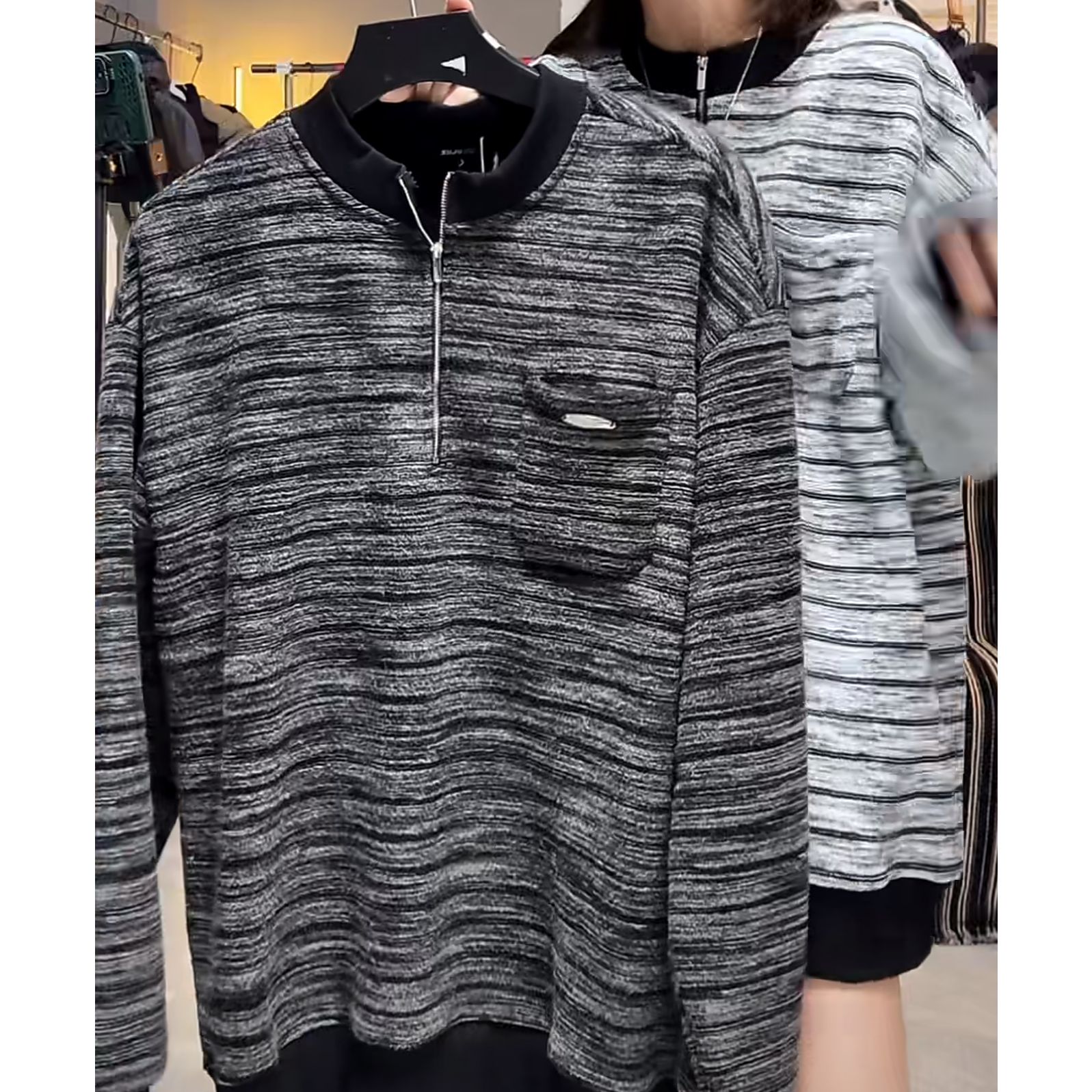 507-加绒圆领卫衣 陈陈男装 简约潮流休闲男女同款 WYX25723 V06