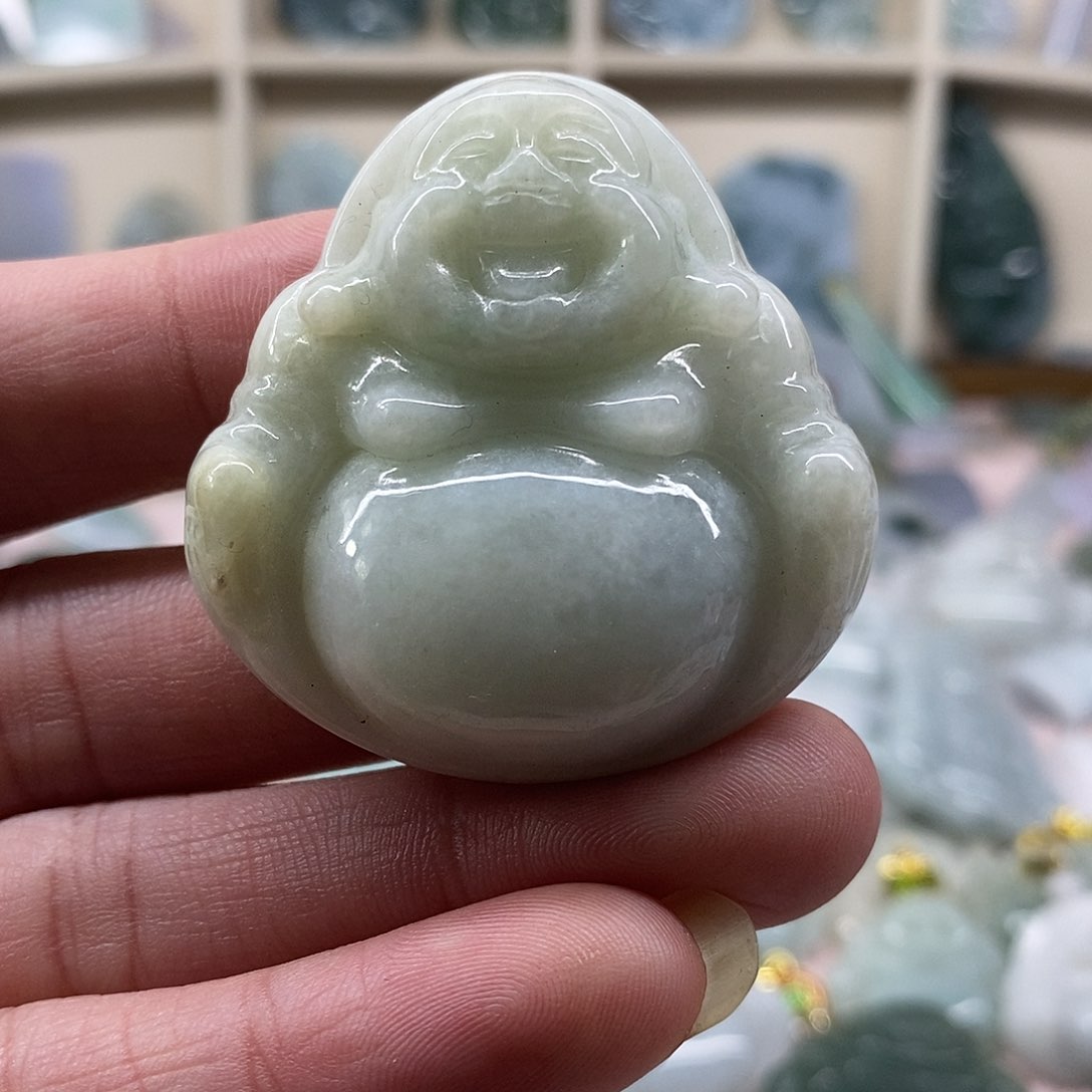 颈饰未镶嵌翡翠天然