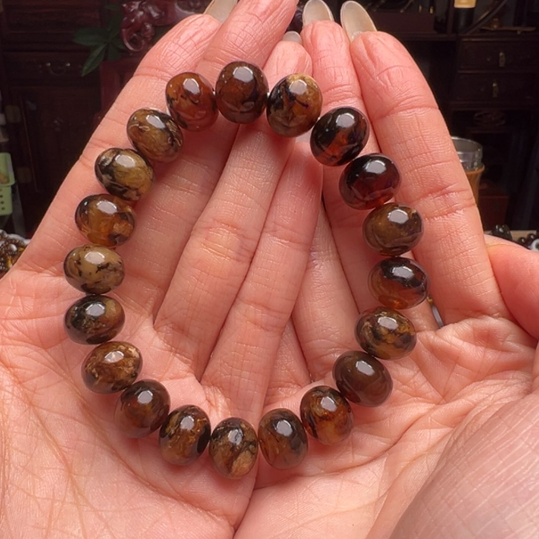 琥珀裸石未镶嵌抚顺琥珀10305。12mm