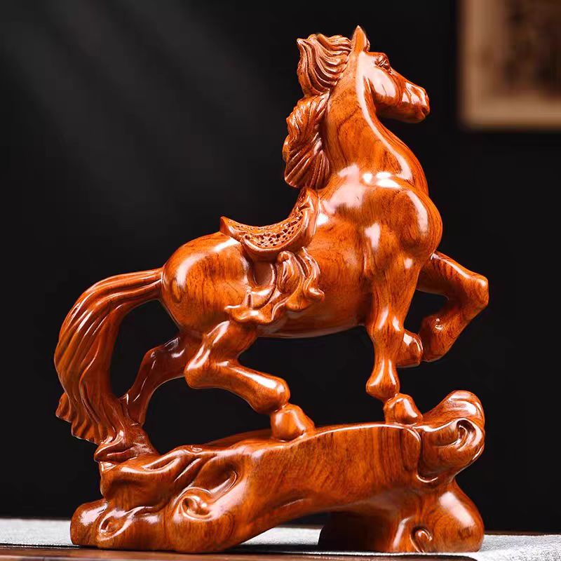 骝色母马高档精品霸气摆件手工精品
