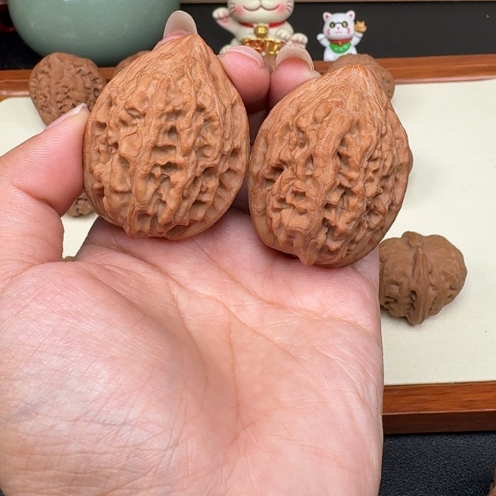文玩核桃把件全品大古石39