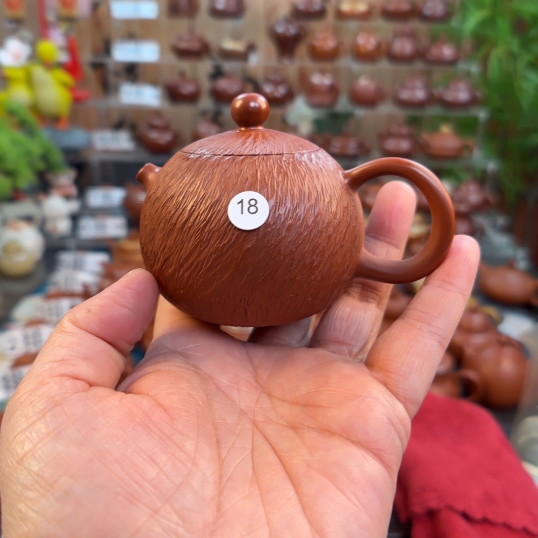 朱泥茶壶微瑕110c