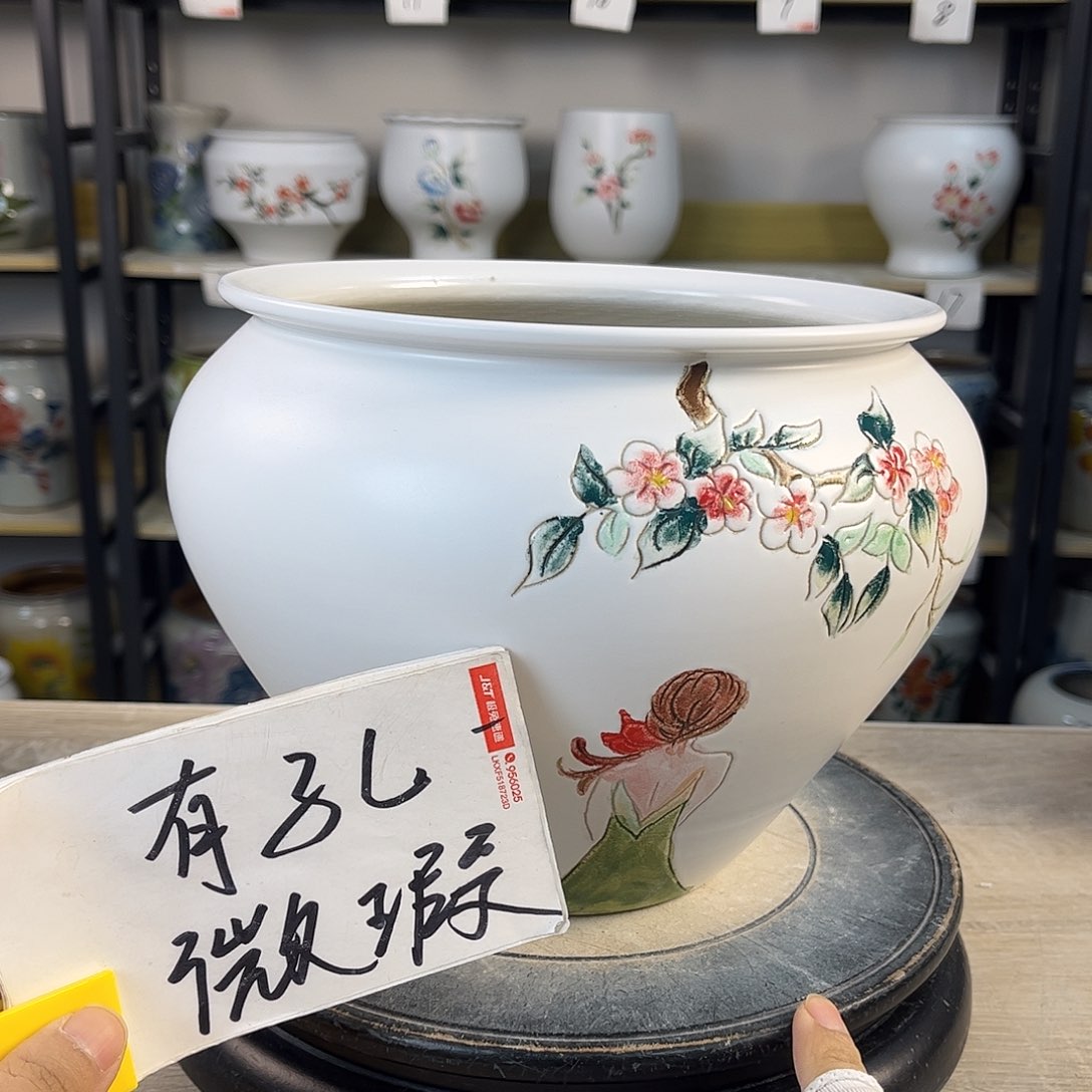 罐1xc景德镇陶瓷花盆