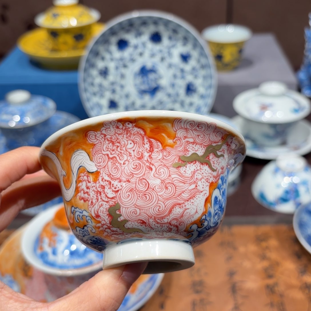 瓷片景德镇纯手工手绘