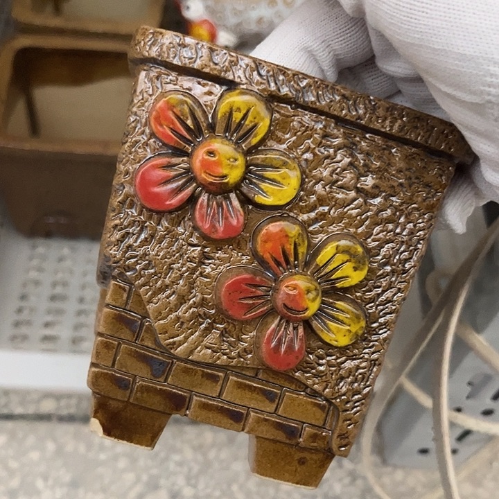 粗陶材质多肉花盆