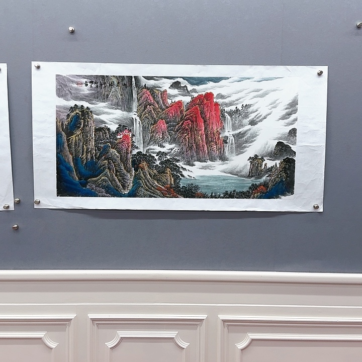 国画书法作品多次参加
