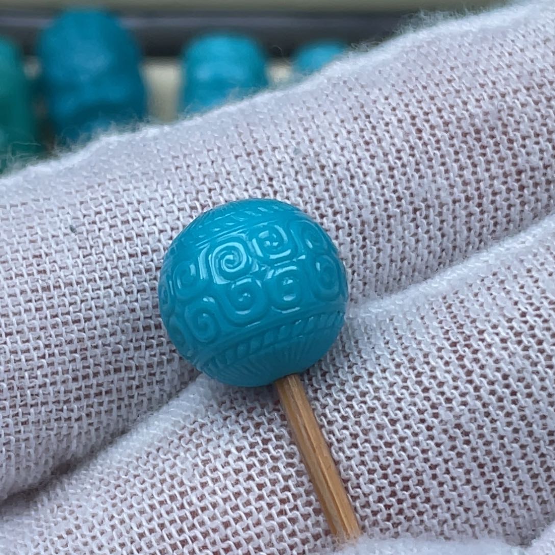 绿松石挂件未镶嵌12mm