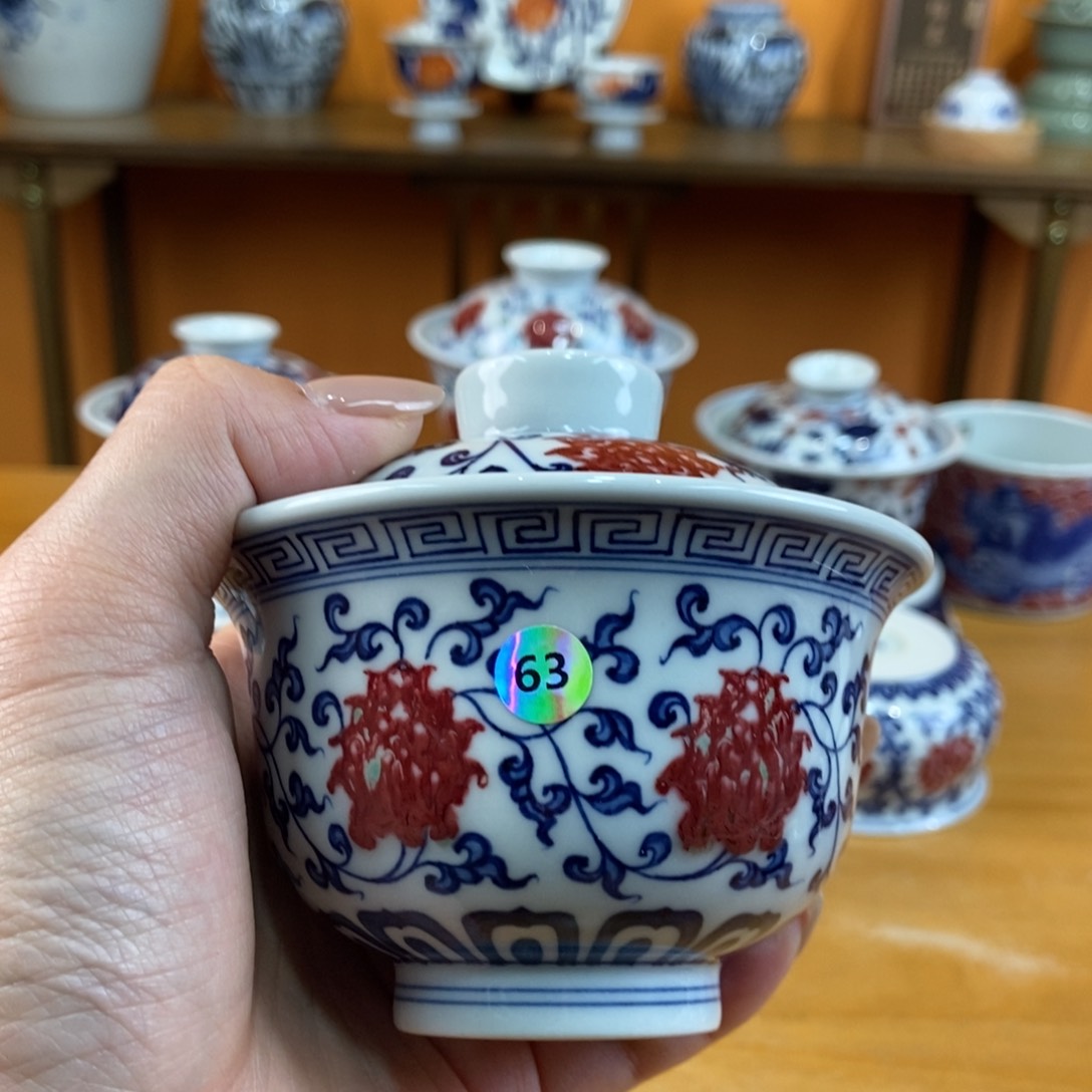 手绘现代茶具非古董