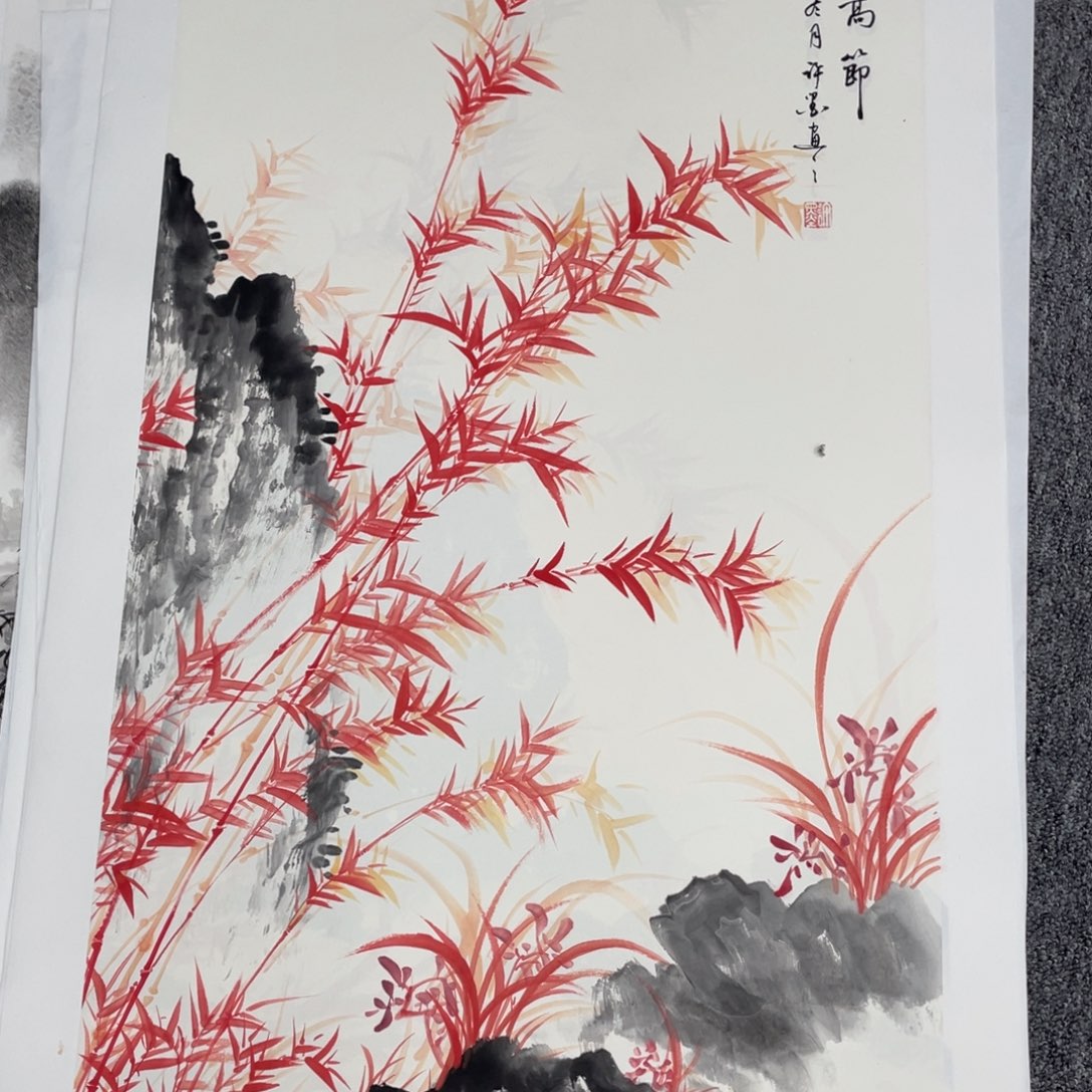 国画国画作品欣赏三尺