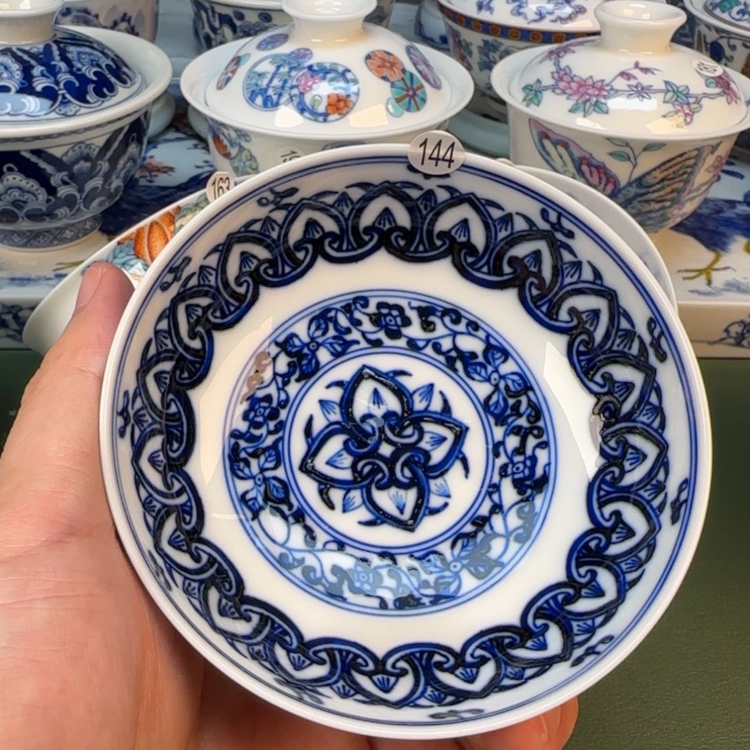 彦祖纯手工手绘茶具144