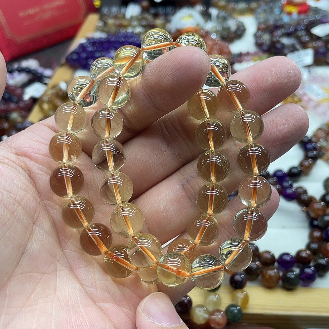 水晶手链未镶嵌多样性发货发一条