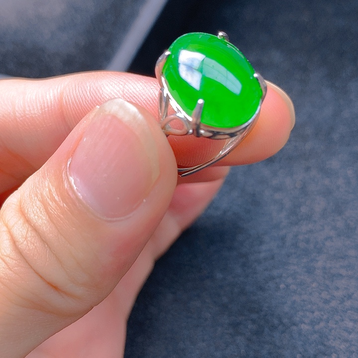 翡翠银S925镶嵌颈饰