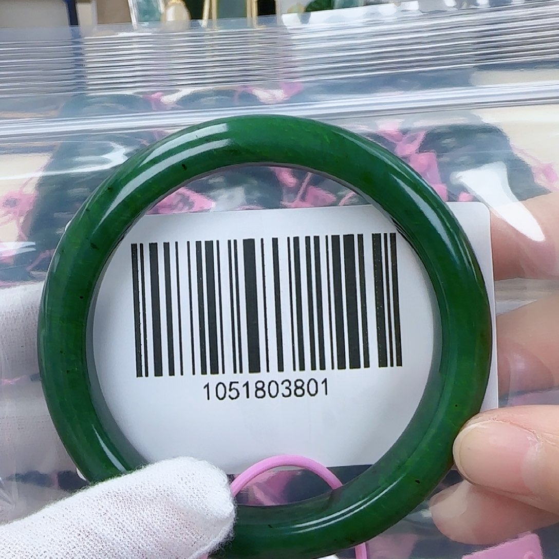 和田玉（碧玉）手镯未镶嵌6263