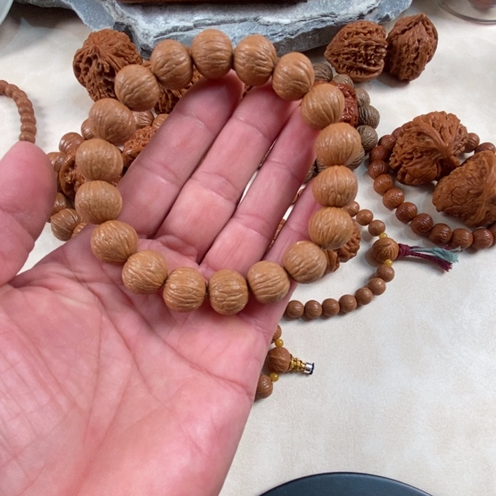 吊坠猴头核桃三维同尺凤羽14