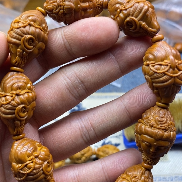 橄榄核手串/手链橄榄核雕工艺手串