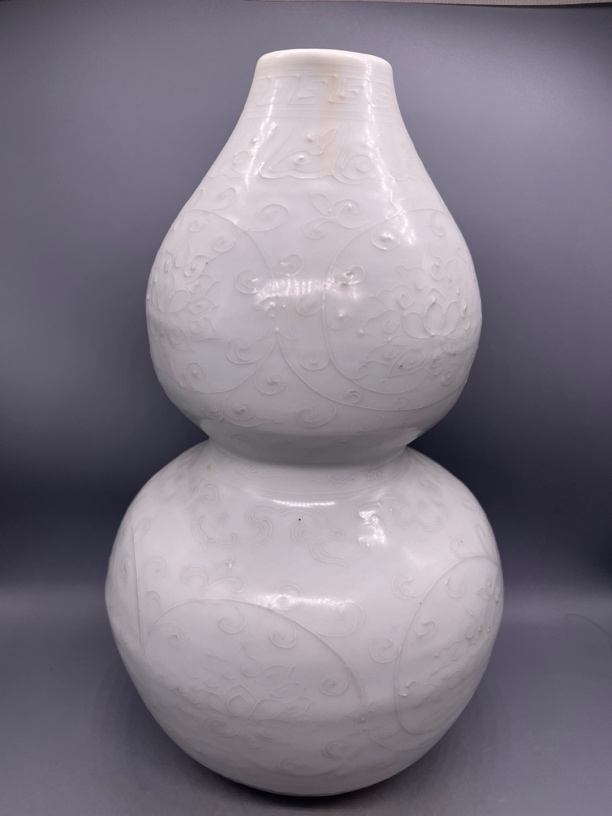 景德镇瓷器青白釉葫芦瓶