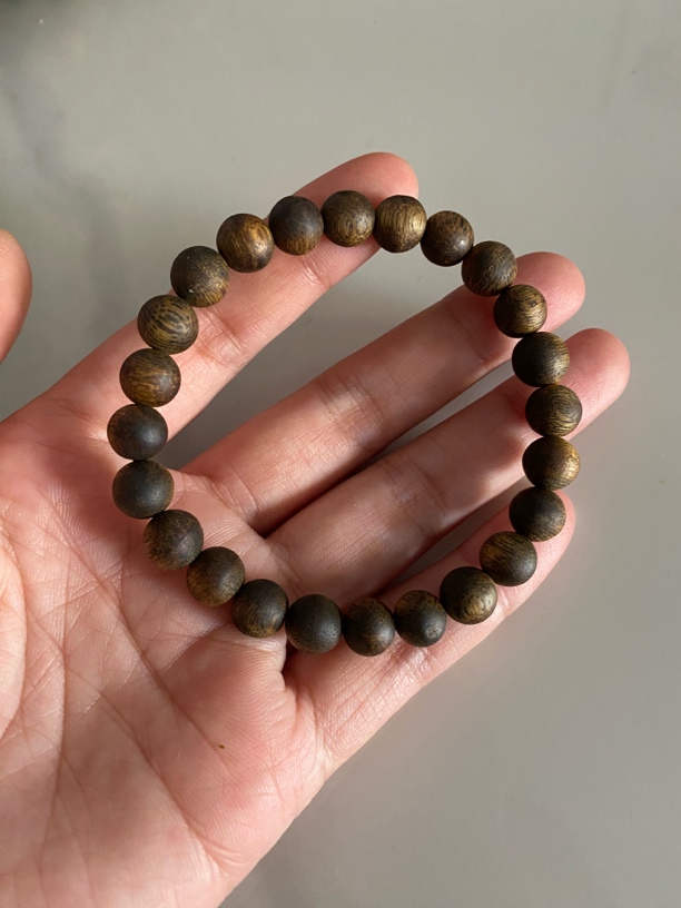 沉香手串单圈8mm 多样性发一条