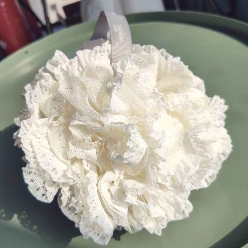 蕾丝沐浴球浴花球高档柔软大号可爱少女起泡丰富搓澡洗澡神器