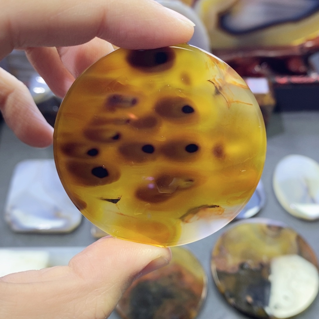 玛瑙/玉髓颈饰未镶嵌编号120