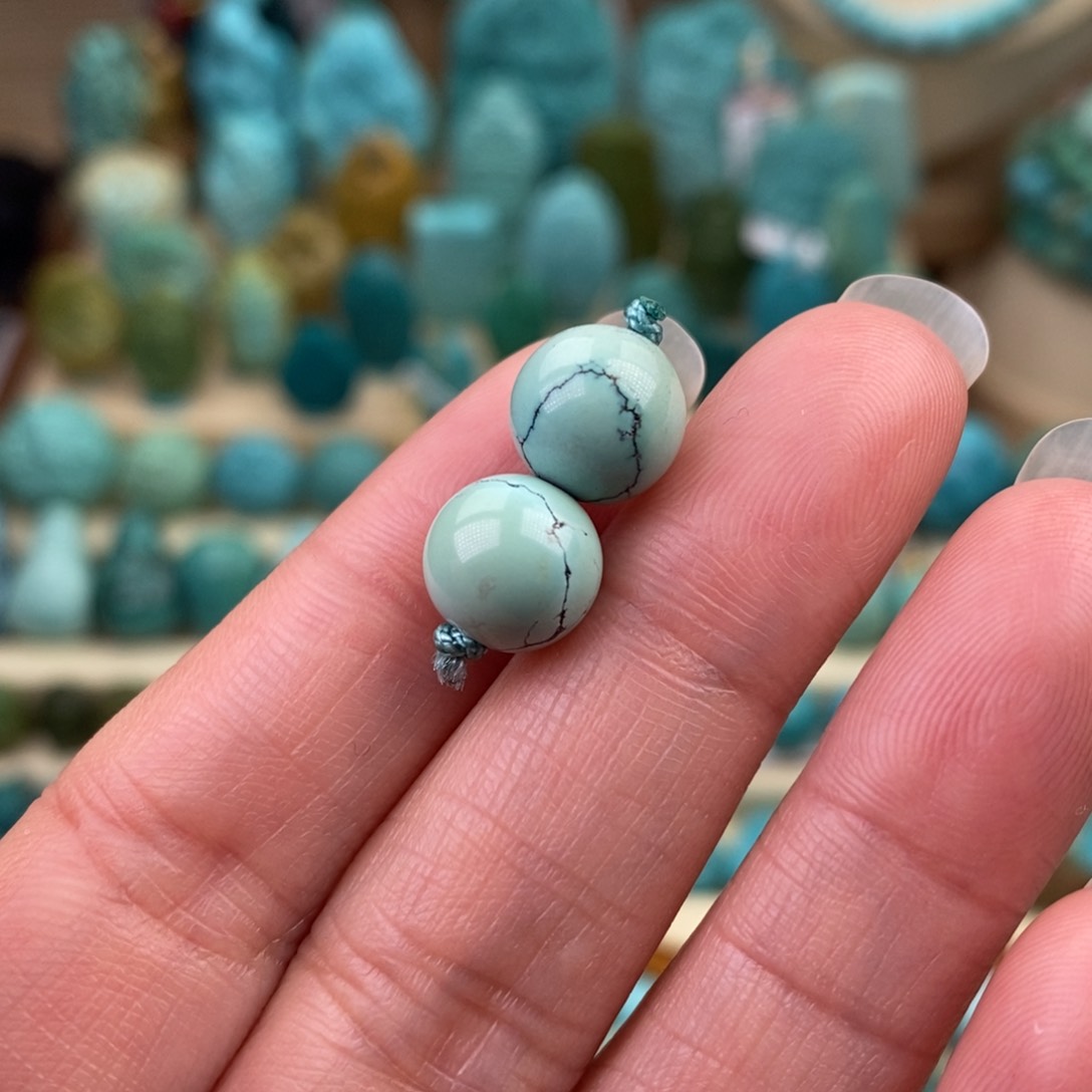 未镶嵌绿松石珠宝奇石