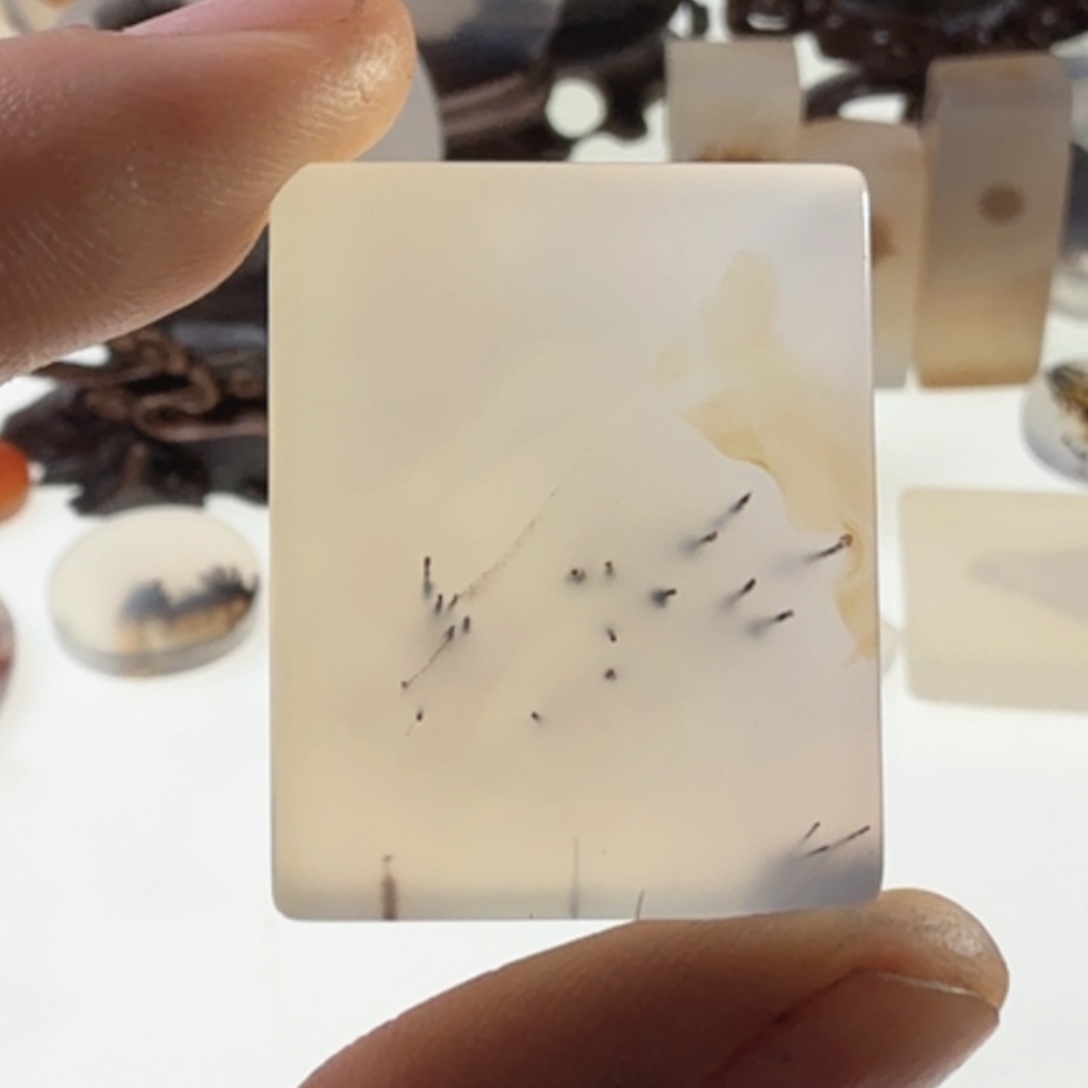 未镶嵌玛瑙/玉髓珠宝半成品