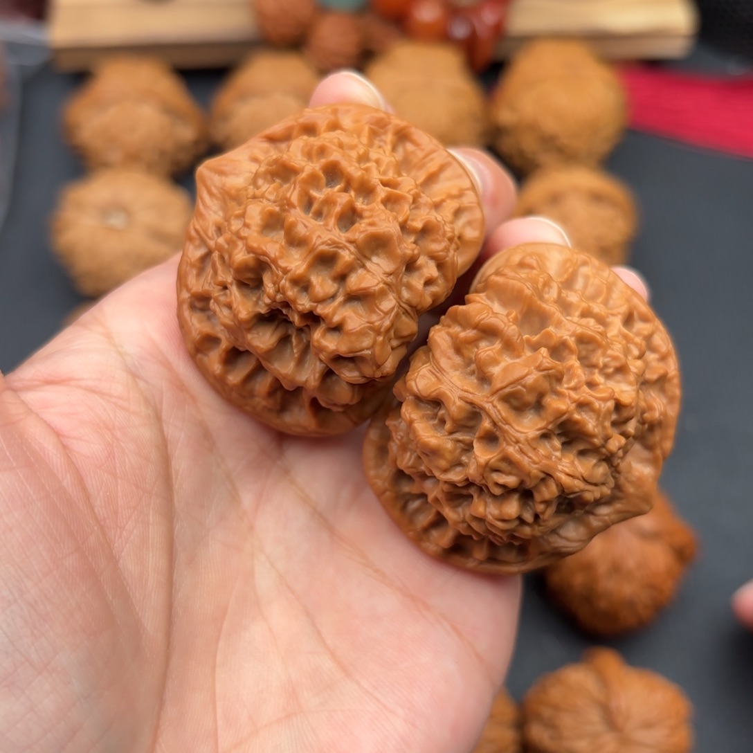 文玩核桃把件官帽47