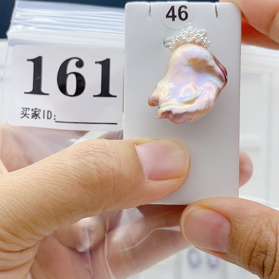 颈饰钛钢淡水珍珠