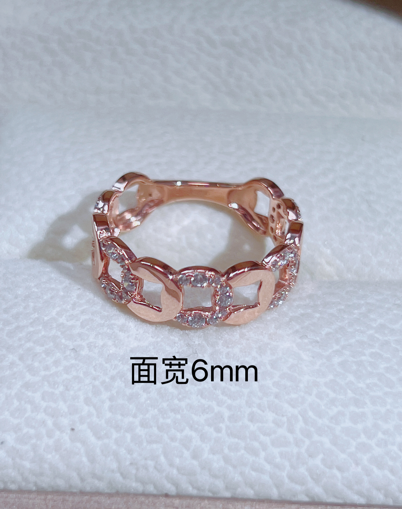 18K金新款钱币戒指（2.6-3.1g)
