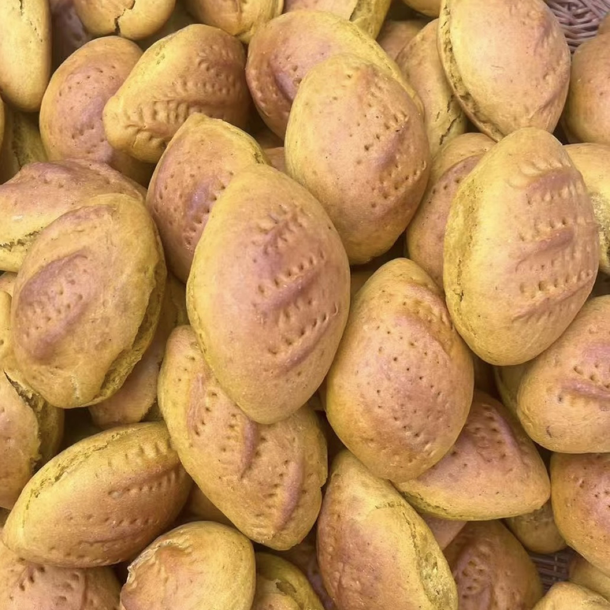 【老单农庄】纯手工老发面葫芦烧蛋子（实心）