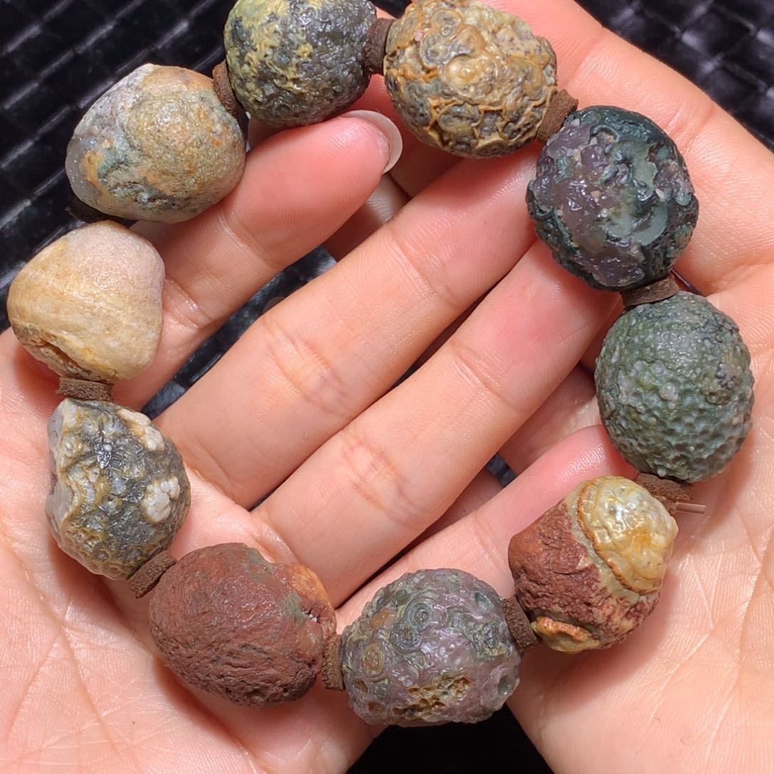 未镶嵌玛瑙/玉髓珠宝半成品