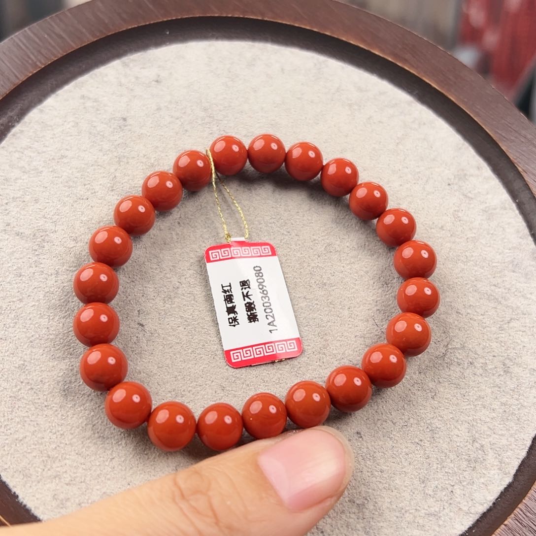 南红玛瑙手串未镶嵌