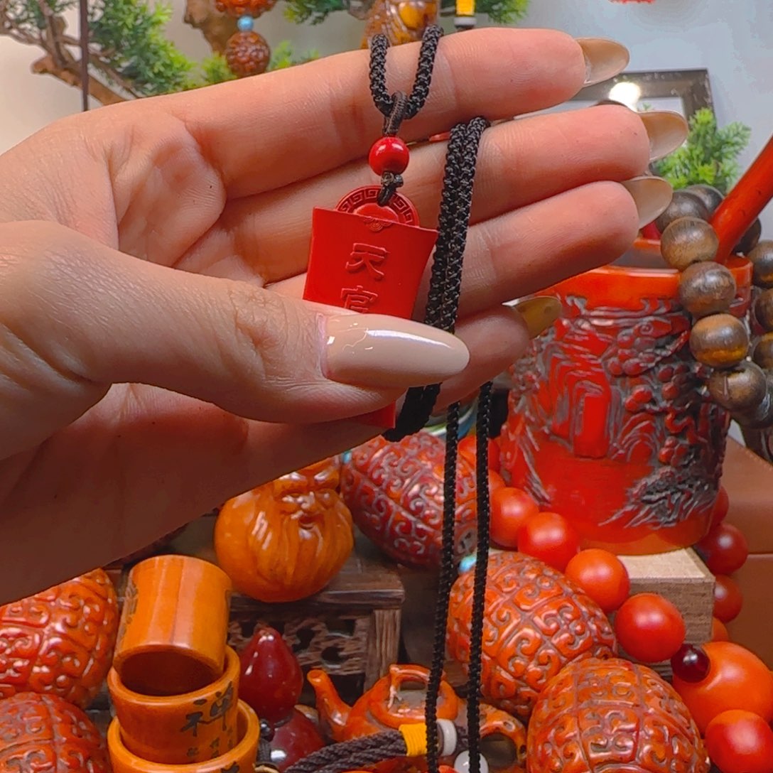 滴血莲花菩提吊坠