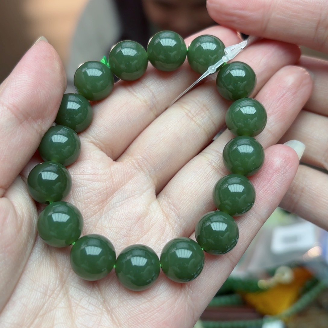 和田玉手串未镶嵌